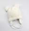 Detská zimná pletená čiapka s uškami J2474 3