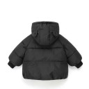 Dětská zimní bunda na zip s kapucí s ušima a kapsami Unisex teplý bavlněno-polyesterový kabátek pro chlapce i dívky Pohodlné zimní 2