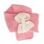 Dětská zimní pletená šála s mašlí J2476 12