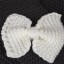 Dětská zimní pletená šála s mašlí J2476 8