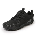 Dětské barefoot boty s elastickým šněrováním Unisex bosá obuv Prodyšná síťovina Profilovaná pryžová podrážka Na sport a volný čas 5