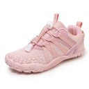 Dětské barefoot boty s elastickým šněrováním Unisex bosá obuv Prodyšná síťovina Profilovaná pryžová podrážka Na sport a volný čas 6