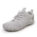 Dětské barefoot boty s elastickým šněrováním Unisex bosá obuv Prodyšná síťovina Profilovaná pryžová podrážka Na sport a volný čas 4