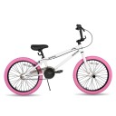 Dětské BMX kolo s ocelovým rámem a otočným systémem řízení, 20 palců, kotoučové brzdy, pro chlapce a dívky 6–14 let 4