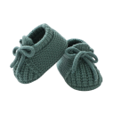 Dětské botičky Pletené capáčky se šněrováním Unisex pro chlapce i dívky Vlna a textil Pro miminka do postýlky kočárku i na procházky 1