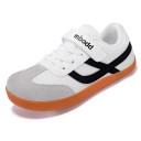 Dětské boty mbodd Unisex tenisky na suchý zip se šněrováním Pryžová podrážka a textilní svršek Do školy i na volný čas pro kluky a holky 3