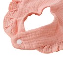 Dětské bryndáky 6 ks 28 x 25 cm Nařasený volánek kolem spodního okraje Pastelové tóny Cvoček u krku Slintáčky pro miminka i batolata 6