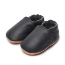 Dětské capáčky z PU kůže Nazouvací model s pružnou gumičkou po obvodu Hladká podrážka Bez zapínání Unisex botičky na doma i ke kočárku 14