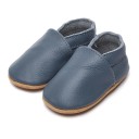 Dětské capáčky z PU kůže Nazouvací model s pružnou gumičkou po obvodu Hladká podrážka Bez zapínání Unisex botičky na doma i ke kočárku 8