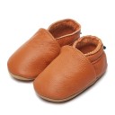 Dětské capáčky z PU kůže Nazouvací model s pružnou gumičkou po obvodu Hladká podrážka Bez zapínání Unisex botičky na doma i ke kočárku 16