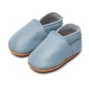 Dětské capáčky z PU kůže Nazouvací model s pružnou gumičkou po obvodu Hladká podrážka Bez zapínání Unisex botičky na doma i ke kočárku 11