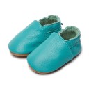 Dětské capáčky z PU kůže Nazouvací model s pružnou gumičkou po obvodu Hladká podrážka Bez zapínání Unisex botičky na doma i ke kočárku 3
