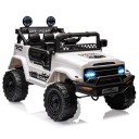 Dětské elektrické auto off-road s dálkovým ovládáním 100×67×67 cm 12V baterie LED světla hudba červené pro jízdu dětí 1