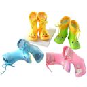 Dětské holínky unisex Textilní límec se stahovací šňůrkou 3D aplikace na špičce Svršek z PVC Bavlněná podšívka Do deště i na výlet 5