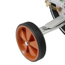 Dětské kolo s pomocnými kolečky a předním košíkem, 12 palců, rám z uhlíkové oceli, dvojité brzdy, retro design, pro děti 2–4 roky 7