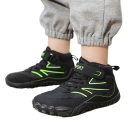 Detské kotníkové topánky unisex Suchý zips a šnurovanie Priedušná sieťovina Gumená profilovaná podrážka Pútko na päte Na von aj do školy 5