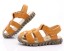 Detské kožené páskové sandále 7