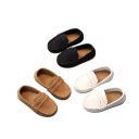 Dětské mokasíny Nazouvací boty bez tkaniček Slip on model z PU kůže Pryžová podrážka Unisex obuv pro kluky i holky na běžné nošení 5