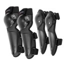 Dětské motocyklové chrániče sada ochranné vybavení lokty cca 27 cm kolena cca 32 cm ergonomické pro jízdu na motorce 1