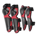 Dětské motocyklové chrániče sada ochranné vybavení lokty cca 27 cm kolena cca 32 cm ergonomické pro jízdu na motorce 2