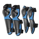 Dětské motocyklové chrániče sada ochranné vybavení lokty cca 27 cm kolena cca 32 cm ergonomické pro jízdu na motorce 6