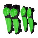 Dětské motocyklové chrániče sada ochranné vybavení lokty cca 27 cm kolena cca 32 cm ergonomické pro jízdu na motorce 5