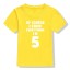 Dětské narozeninové tričko B1504 11