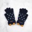 Detské pletené rukavice s bodkami 6
