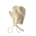 Dětské rukavice Palčáky Se šňůrkou Velikost 14,5 x 9 cm Pletené Měkký akryl Teplé zimní Pro děti 1-4 roky Na sníh procházky i ven 6