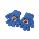 Dětské rukavice Prstové Se zvířátkem Velikost 11,5 x 6,5 cm Měkký polyester Chlupaté Teplé zimní Pro děti 1-3 roky Na sníh i ven 4