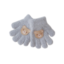 Dětské rukavice Prstové Se zvířátkem Velikost 11,5 x 6,5 cm Měkký polyester Chlupaté Teplé zimní Pro děti 1-3 roky Na sníh i ven 3