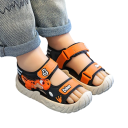 Detské sandále unisex Uzavretá špička Motiv dinosaura Dva pásky na suchý zips Zadný pásik Priedušné výrezy Materiál PVC Na leto aj k vode 4