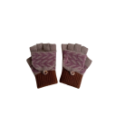 Dětské zimní rukavice Bez prstů Překlápěcí palčáky Velikost 12,5 x 9 cm Pletené S knoflíkem Pro děti 3-7 let Na sníh i do školy 4