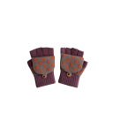 Dětské zimní rukavice Bez prstů Překlápěcí palčáky Velikost 12,5 x 9 cm Pletené S knoflíkem Pro děti 3-7 let Na sníh i do školy 2