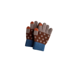 Dětské zimní rukavice Prstové S barevnými špičkami Velikost 12,5 x 9 cm Pletené Pro děti 3-7 let Teplé Na sníh i do školy 2