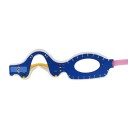 Dětský krční límec nastavitelná výška čtyři stupně aretační zámek 13,2 cm prodyšná fixace krční páteře modro-bílá rehabilitace po úrazu 2