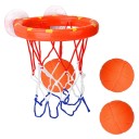Detský mini basketbalový kôš do vody na prísavky 14 x 13,5 cm plastový set so 3 loptičkami hračka do kúpeľa a vane 3