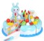Dětský plastový dort s králíčkem 3