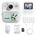 Dětský polaroid s Bluetooth a černobílým tiskem fotek s 2,4palcovým displejem videem 1080p 16násobným zoomem bleskem a kartou 32 GB 3