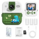 Dětský polaroid s Bluetooth a černobílým tiskem fotek s 2,4palcovým displejem videem 1080p 16násobným zoomem bleskem a kartou 32 GB 1