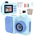 Dětský polaroid s černobílým tiskem fotek 16násobným zoomem vestavěným bleskem a videem s nabíjením Type-C a paměťovou kartou 32 GB 1