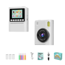 Dětský polaroid s černobílým tiskem fotek a videem 1080P s 2,4palcovým displejem 8násobným zoomem kartou 32 GB a nabíjením přes USB-C 3