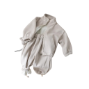 Detský unisex set mikina s rolákem na zip a kalhoty na gumu s kapsami Pohodlná súprava na každodenné nosenie do škôlky aj von 5