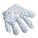 Detský upokojujúci vankúšik 26 x 24 cm Tvar medvedíka Tlaková pomôcka pre batoľatá s dlaňami a diaľkovým ovládaním Bavlna Polyester 1