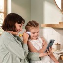 Dětský ušní endoskop s kamerou 8 MP Wi-Fi Ohebná sonda 3,5 mm Silikonové nástavce Úložný box Žirafa Žlutá Na odstranění ušního mazu 3