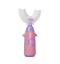 Dětský zubní kartáček ve tvaru U 360° Šetrný zubní karáček se silikonovou hlavicí pro děti Kartáček s jemnými štětinami pro citlivé dásně 1-6 let 10,3 x 5 cm 5