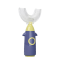 Dětský zubní kartáček ve tvaru U 360° Šetrný zubní karáček se silikonovou hlavicí pro děti Kartáček s jemnými štětinami pro citlivé dásně 6-12 let 10,6 x 5,7 cm 4