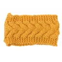 Diadema ancha de punto para mujer con un destacado patrón de trenzas Diadema cálida para el cabello hecha de lana Para días más fríos 13