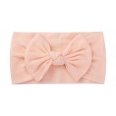 Diadema elástica para recién nacidos con lazo, suave, ajustable, accesorio para el pelo, regalo 3