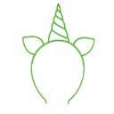 Diadème lumineux licorne 2 pièces 4
